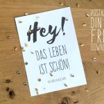 DIN A6 Postkarte free Download