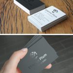 Visitenkarten Design Tischlerei Plum